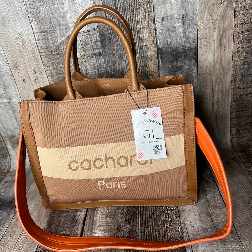Cacharel Paris Brown Women's small tote Bag